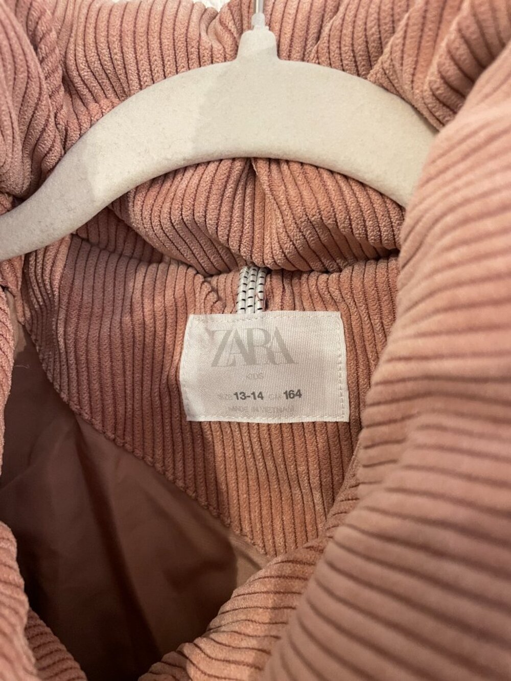 Zara corduroy puffer jacket - Picture 4 of 7
